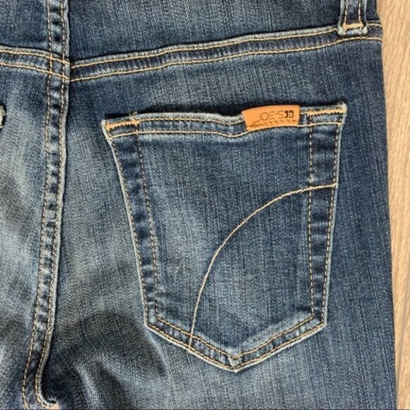 Anthropologie Joe's Jeans Skinny Jeans Icon Ankle Sonoe Denim dark wash raw hem - Picture 10 of 16